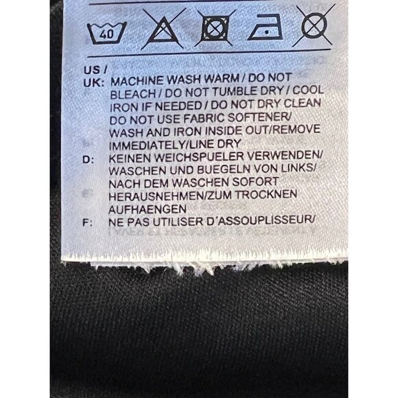 Adidas Top Girls Sz Medium Black Short Sleeve Pullover  Accent Stripes And‎ Logo - Picture 7 of 8